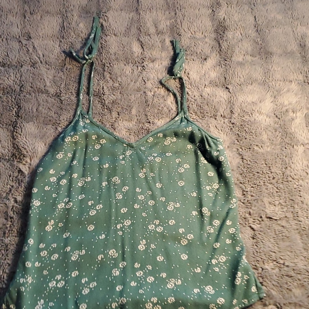 A&F summer tie strap top